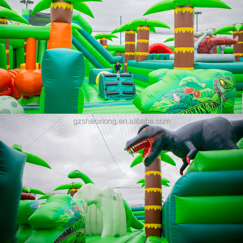 Adventure Inflatable Park Larg - مراجعة Kids Outdoor Adventure Park وسعره