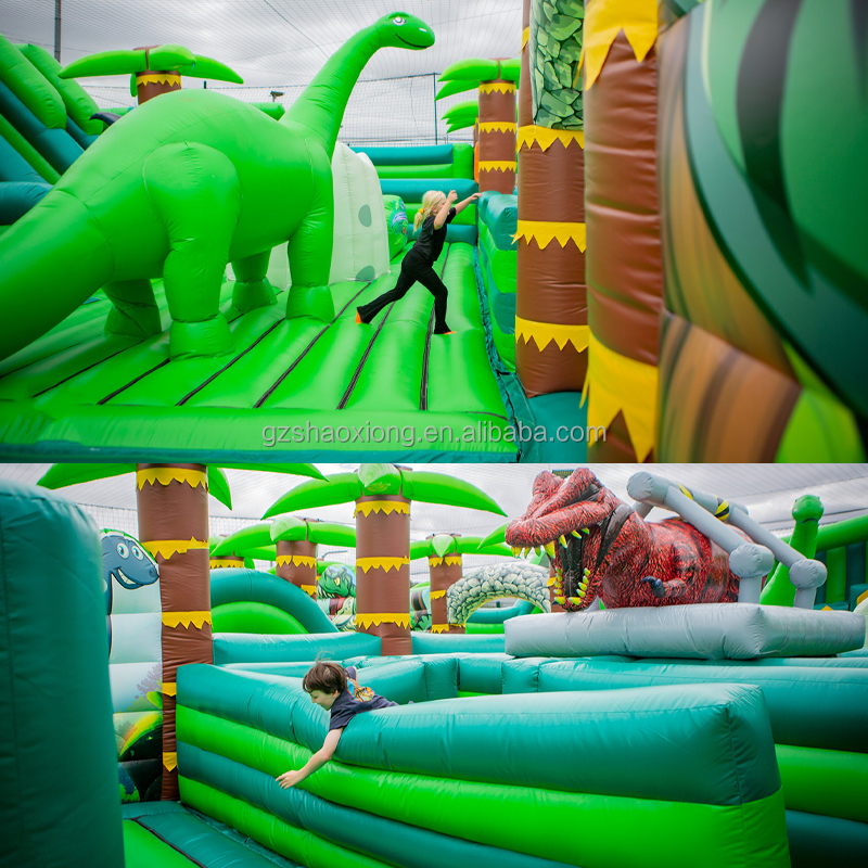 Adventure Inflatable Park Larg - مراجعة Kids Outdoor Adventure Park وسعره