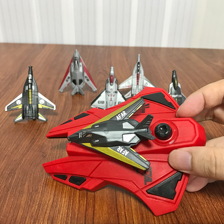6pcs Fighter Plane Red Launche - مراجعة Kids Outdoor Play وسعره