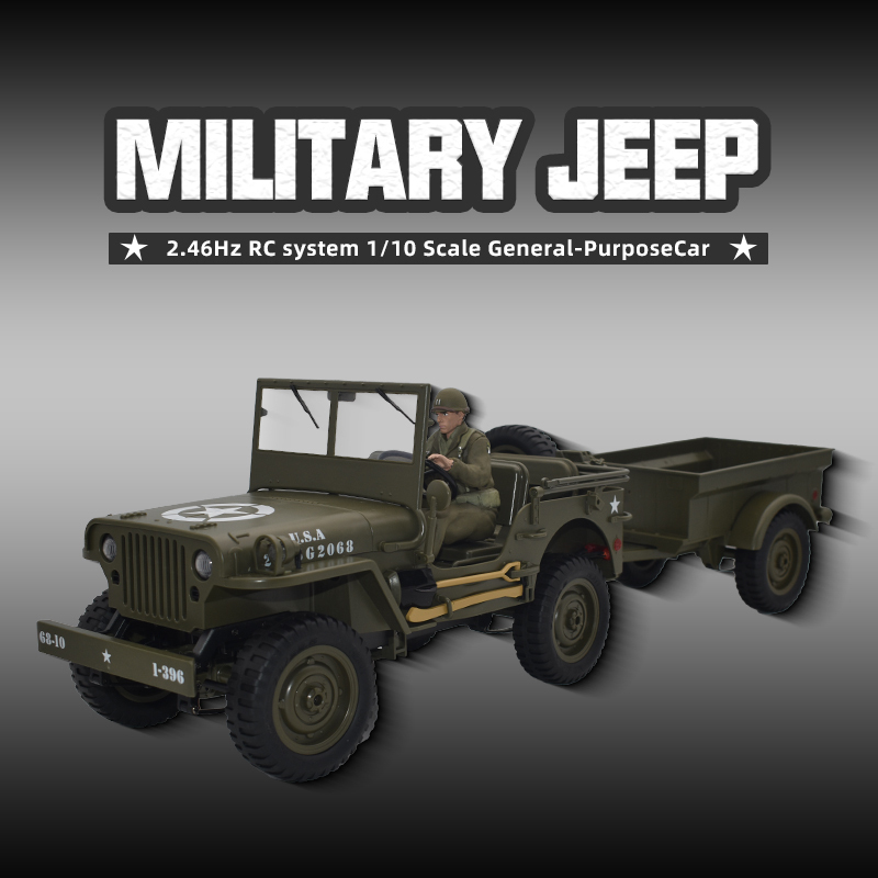 JJRC C8815 Rc car 1941 JEEP WI - مراجعة Kids Outdoor Vehicles وسعره