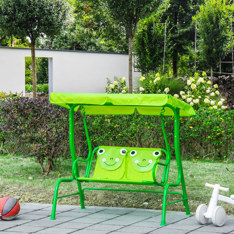 Outsunny Kids Patio Swing, Adj - مراجعة Kids Outdoor Swing Chair وسعره