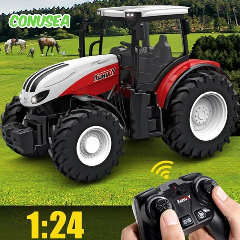 Remote Control Tractor RC Farm - مراجعة Kids Outdoor Vehicles وسعره