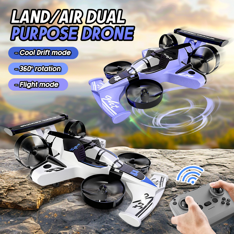 2in1 Mini Drone Air-Ground Fly - مراجعة Kids Outdoor Car وسعره