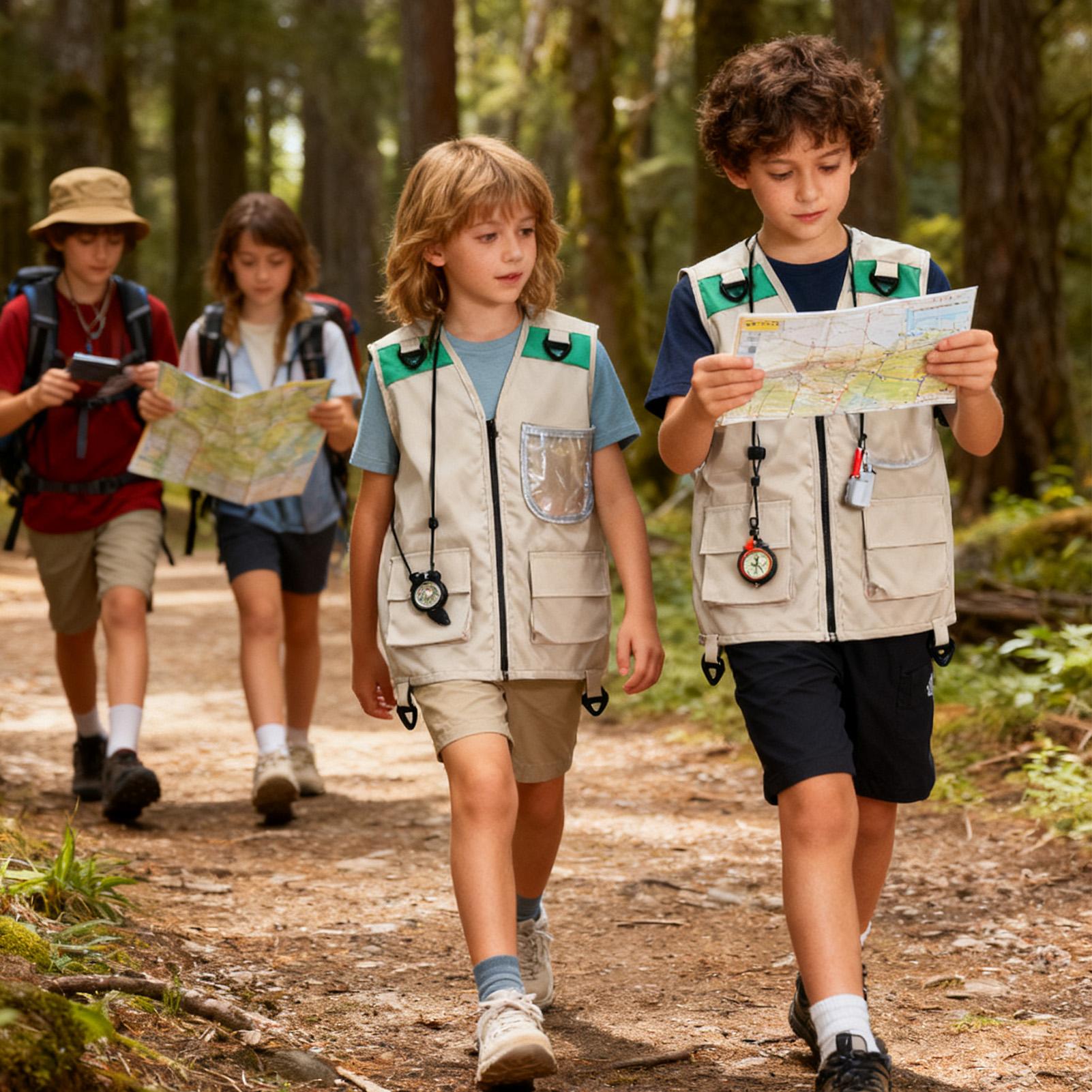 Kids Fishing Vest Sleeveless C - مراجعة Kids Outdoor Zoo وسعره