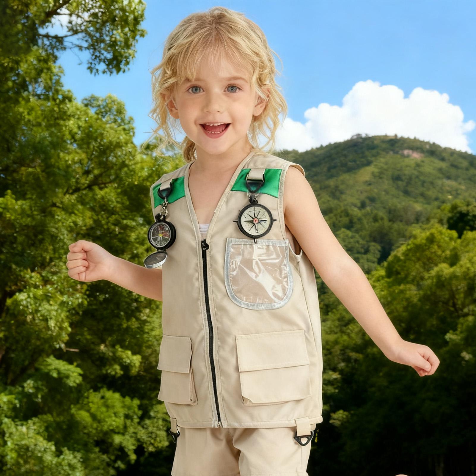 Kids Fishing Vest Sleeveless C - مراجعة Kids Outdoor Zoo وسعره
