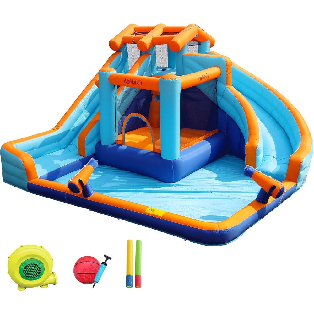 Large Water Slide Bounce House - مراجعة Kids Outdoor Play وسعره