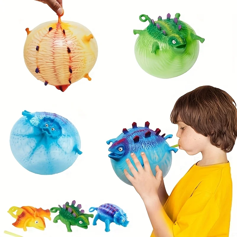 1PC Inflatable Dinosaur Bouncy - مراجعة Kids Outdoor Gifts وسعره