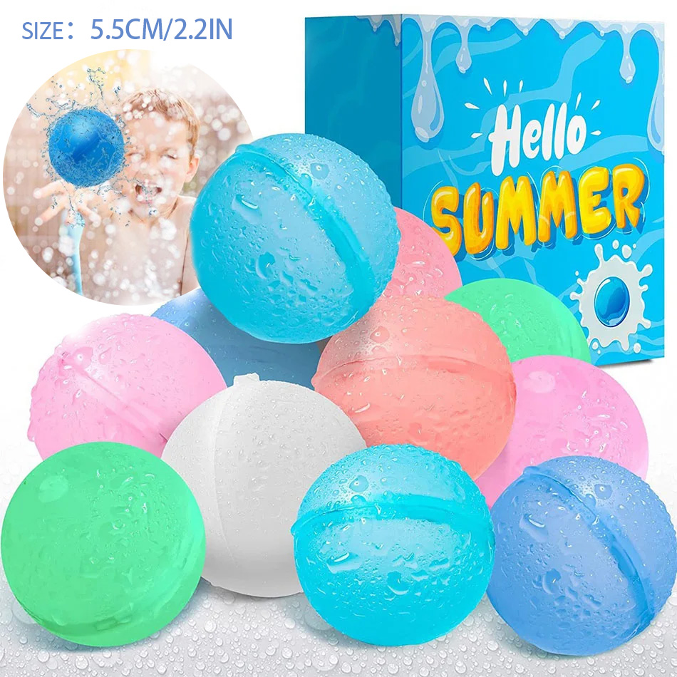 New Reusable Water Balloons Re - مراجعة Kids Outdoor Water Play وسعره