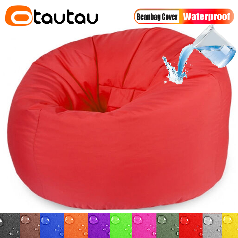 OTAUTAU Outdoor Waterproof Bea - مراجعة Kids Outdoor Bean Bag Chair وسعره