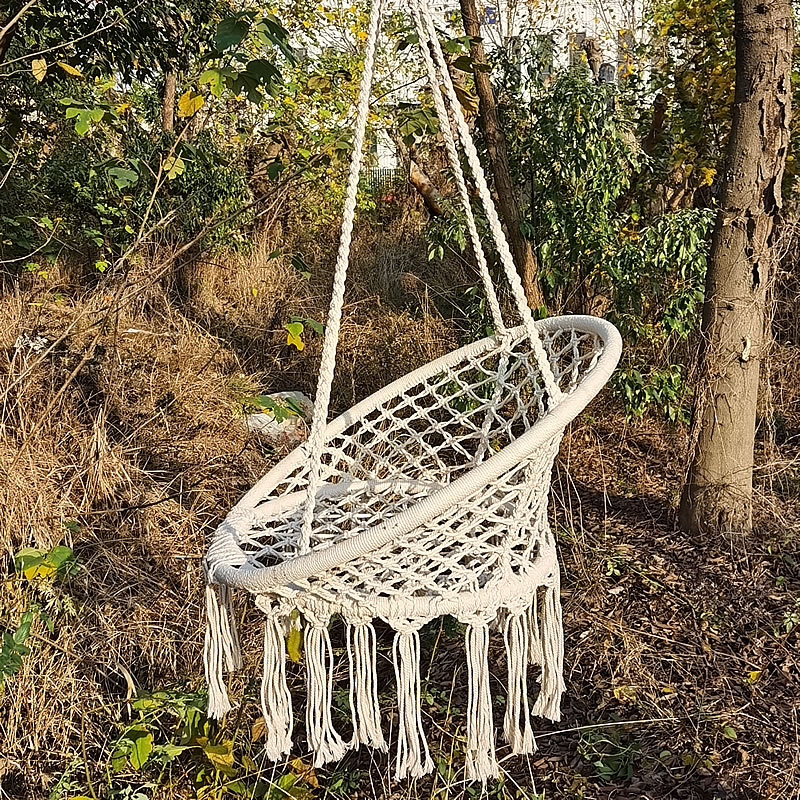 2025 Nordic Garden Handmade Kn - مراجعة Kids Outdoor Swing Chair وسعره