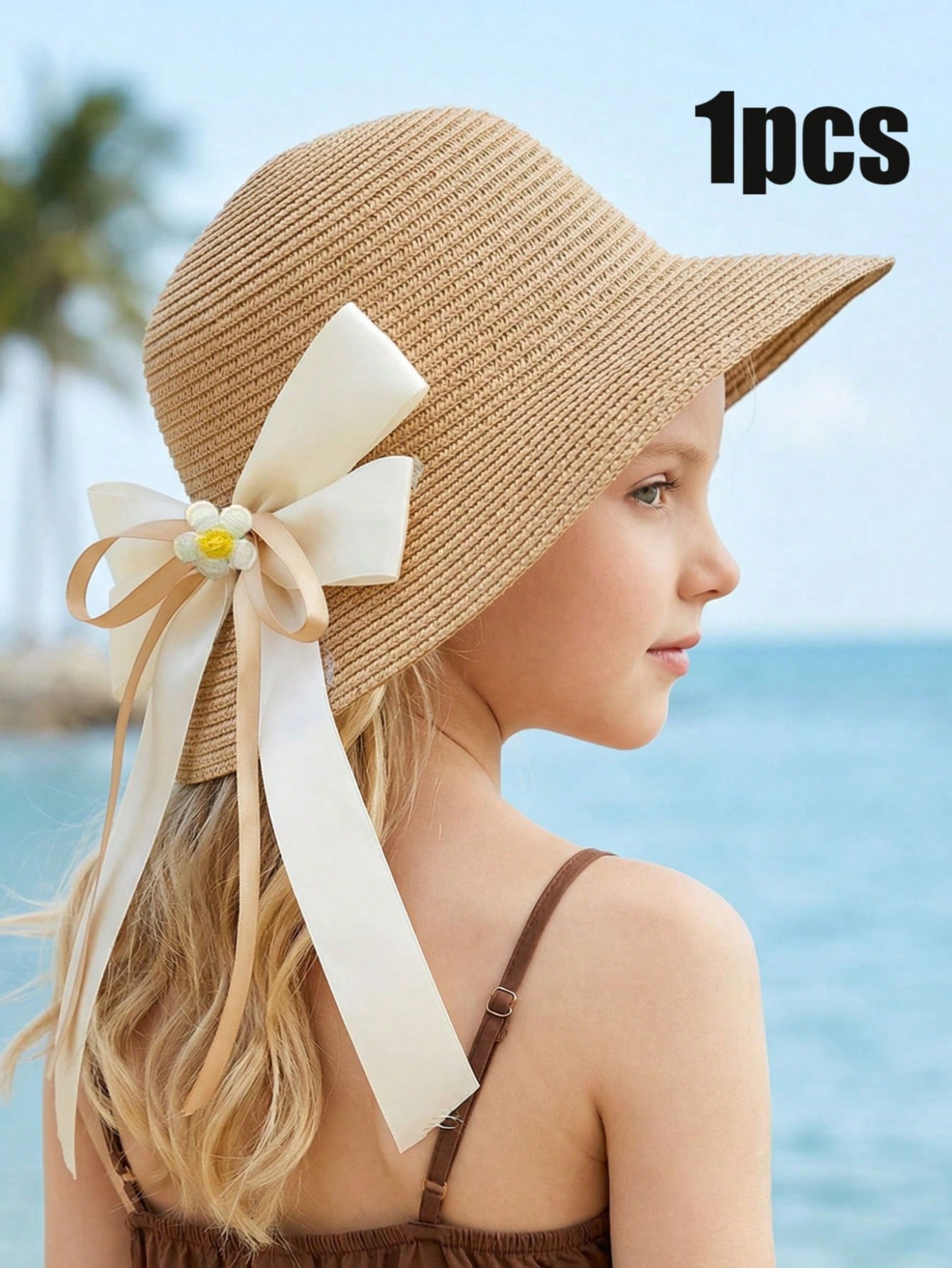 1Pc 3-8Y Girls Coffee Bow Stra - مراجعة Kids Outdoor Play وسعره