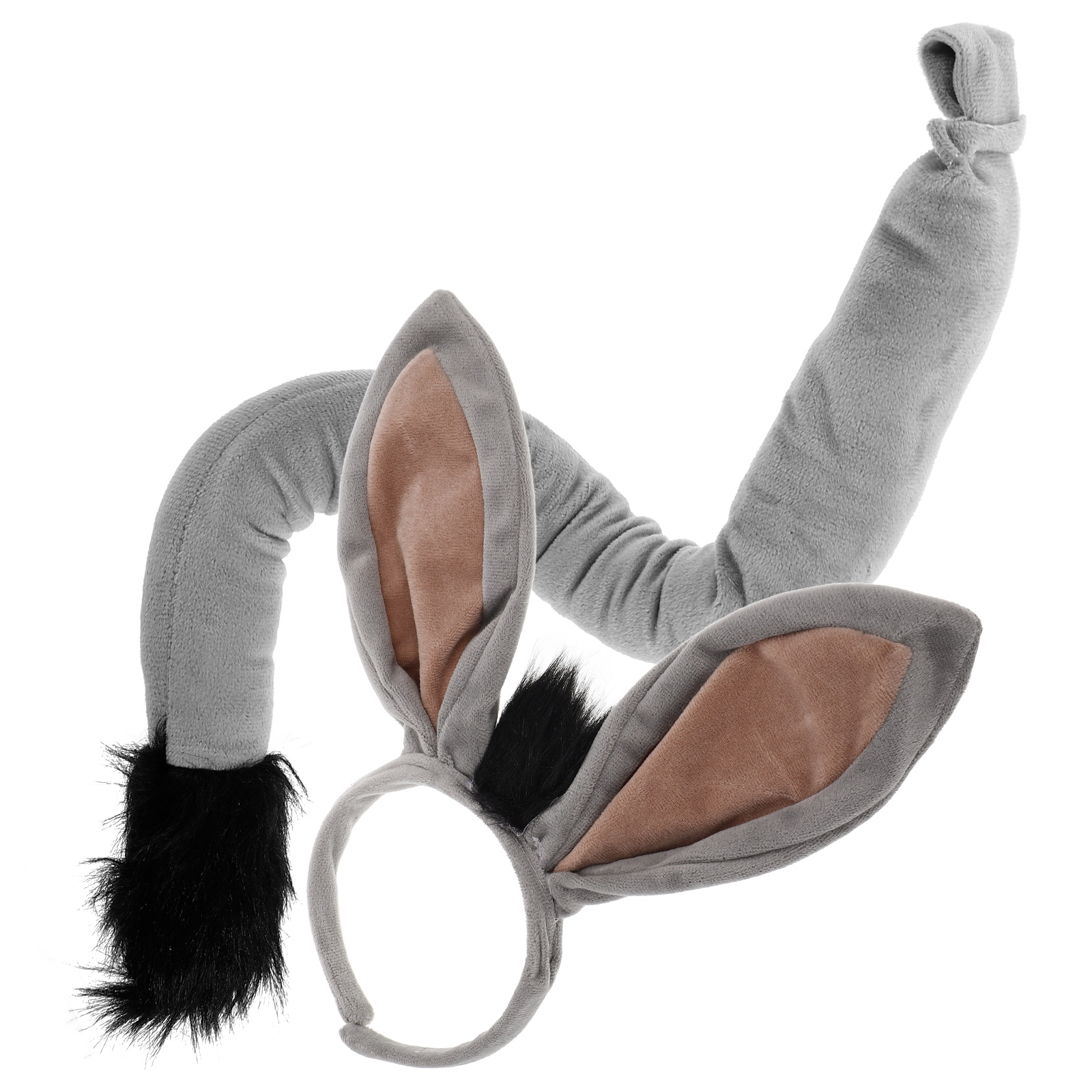 Donkey Ears Headband Tail Set  - مراجعة Kids Outdoor Zoo وسعره