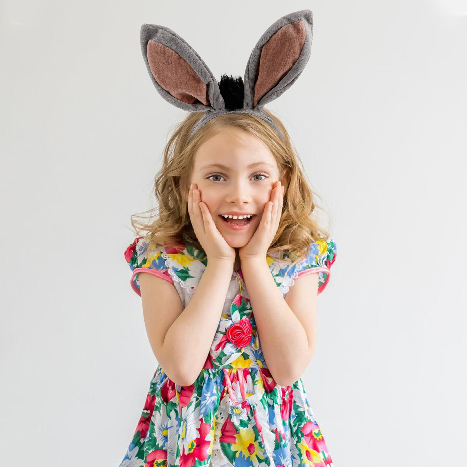 Donkey Ears Headband Tail Set  - مراجعة Kids Outdoor Zoo وسعره