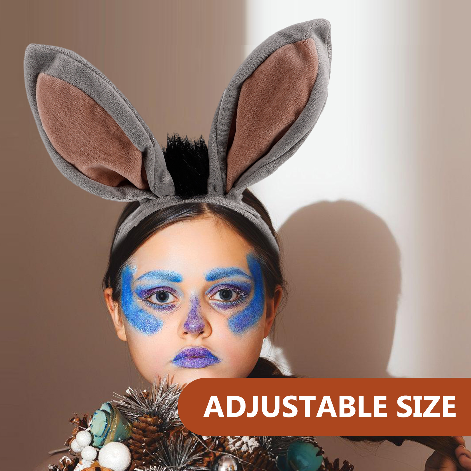 Donkey Ears Headband Tail Set  - مراجعة Kids Outdoor Zoo وسعره