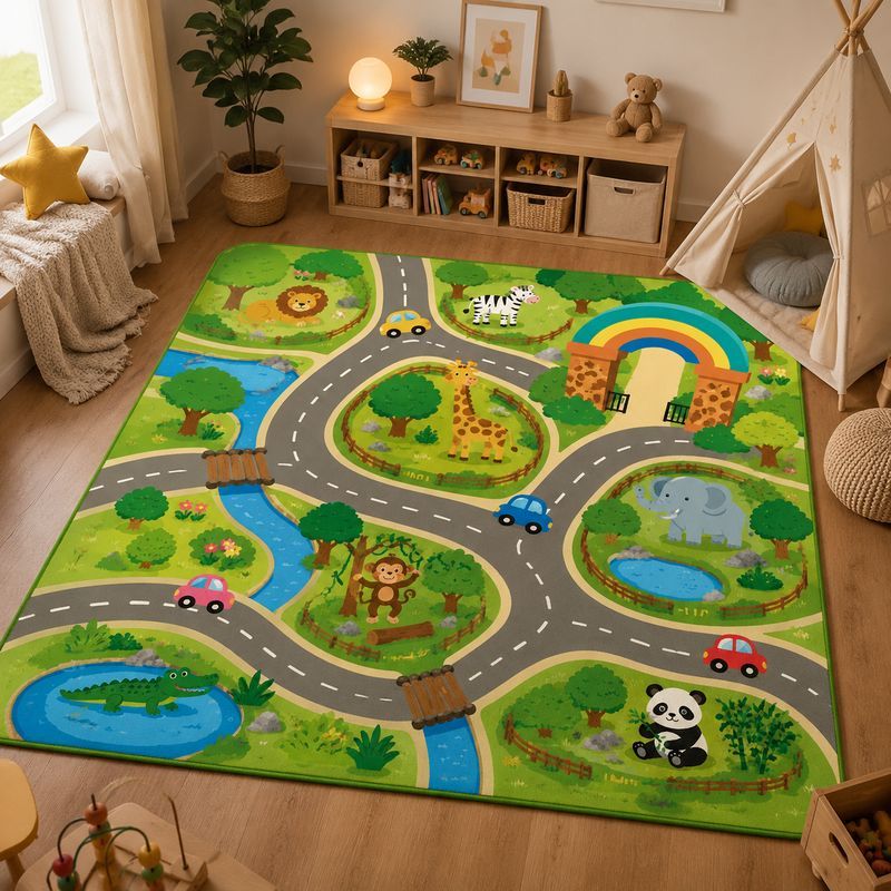 VIKAMA Kids Town Zoo Traffic P - مراجعة Kids Outdoor Zoo وسعره