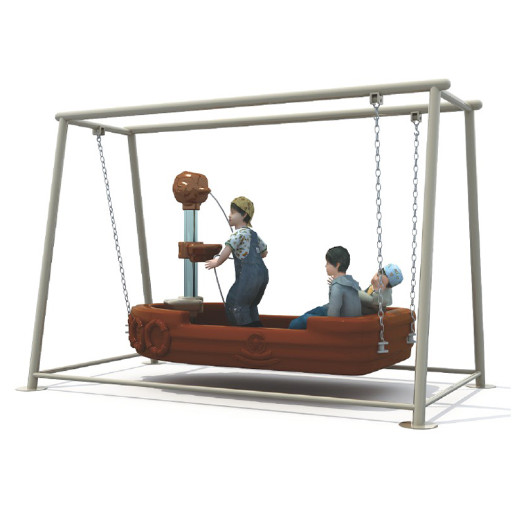 Pirate Ship Shape Swing Chair  - مراجعة Kids Outdoor Swing Chair وسعره