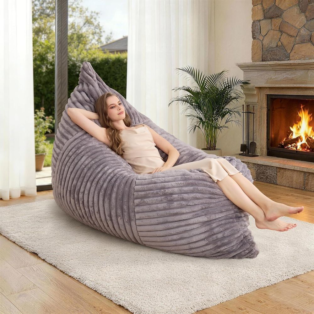 3-in-1 Memory Foam Bean Bag Ch - مراجعة Kids Outdoor Bean Bag Chair وسعره